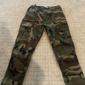 Redone camo cargo pants